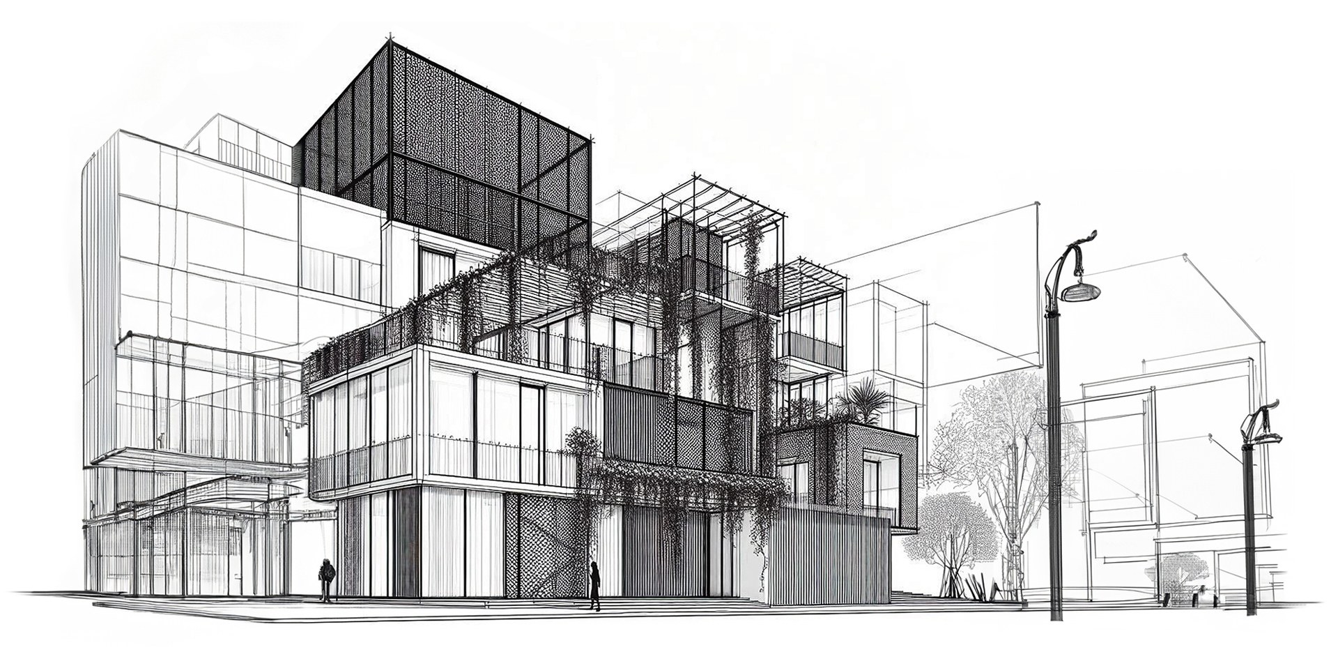 Univerzálne a všestranné použitie kovových sietí v architektúre