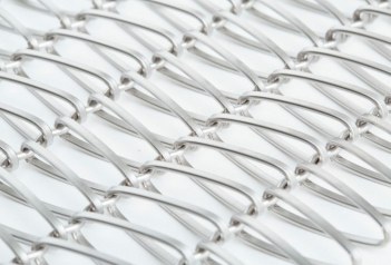 Špirálová sieť z nerezovej nehrdzavejúcej ocele Golf Sierra flat wire Stainless steel