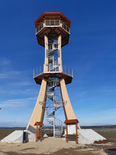 Výplne zábradlí lankovou sieťou - Rozhľadňa Nitra