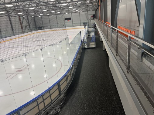 Výplne zábradlí lankovou sieťou - Šport aréna Malacky