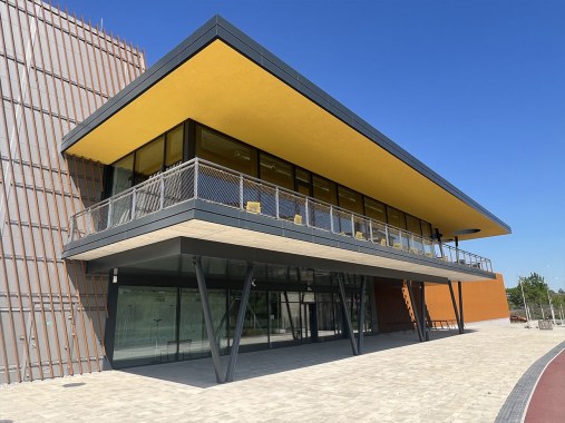 Výplne zábradlí lankovou sieťou - Šport aréna Malacky