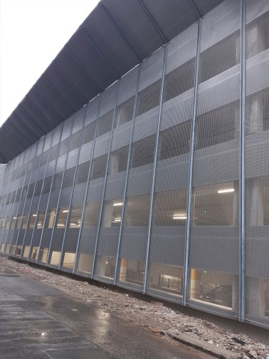 Výplne zábradlí lankovou sieťou - Lávka Železná studienka