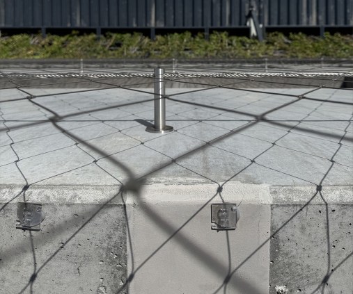 Lankové siete pre zelené fasády - Parkovací dom Varšava