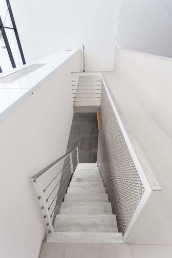 Spiral metal mesh for railing fillings and partition walls - Funeral house Trebišov