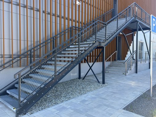 Wire mesh railings - Sports Arena Malacky