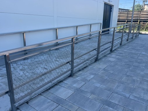 Wire mesh railings - Sports Arena Malacky
