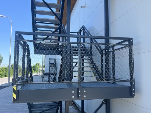 Wire mesh railings - Sports Arena Malacky