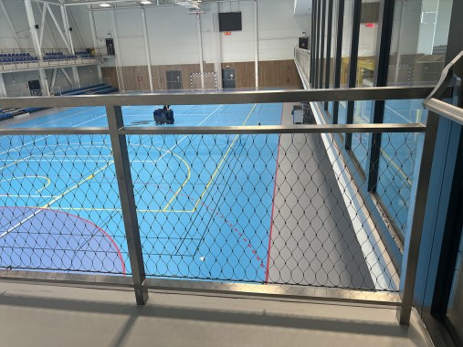 Wire mesh railings - Sports Arena Malacky