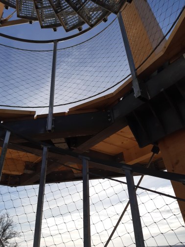 Wire mesh railings - Lookout Tower Nitra