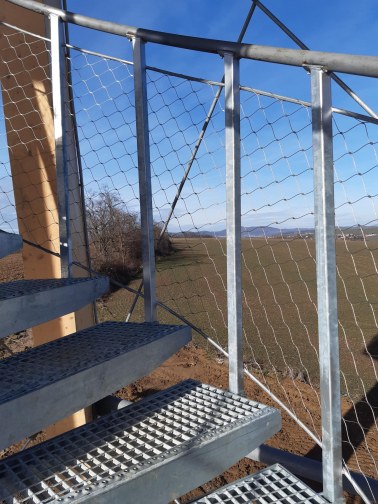 Wire mesh railings - Lookout Tower Nitra