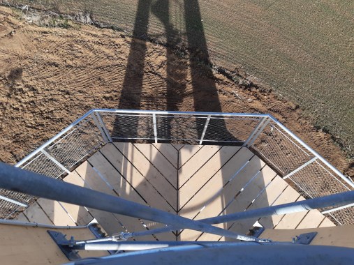 Wire mesh railings - Lookout Tower Nitra