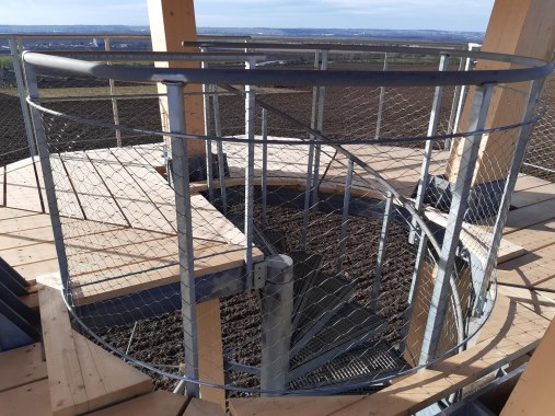 Wire mesh railings - Lookout Tower Nitra