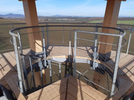 Wire mesh railings - Lookout Tower Nitra