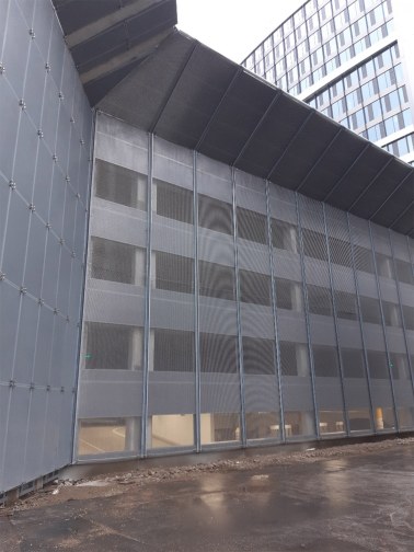Wire mesh for facades - Parking house Sky Park