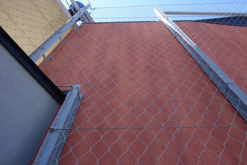 Wire mesh railings - Open-air museum Hungary