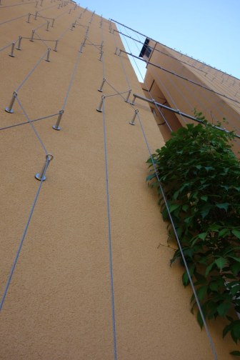 Wire mesh for green facades and trellises - Park Váci HU