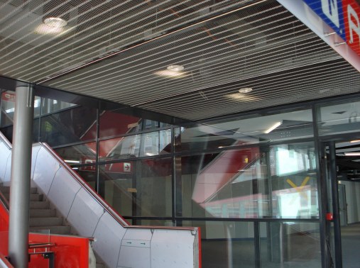 Metal ceilings and ceiling systems - Bratislava Winter Stadium