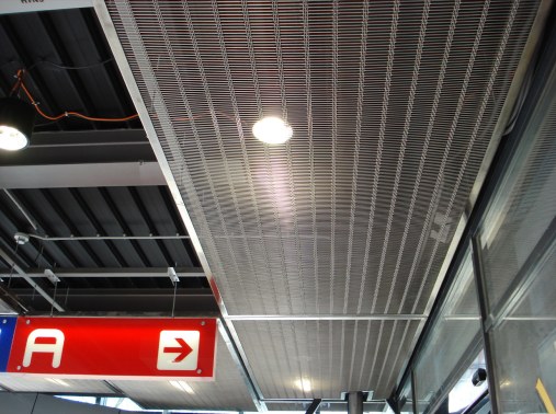 Metal ceilings and ceiling systems - Bratislava Winter Stadium