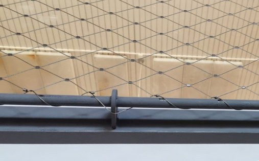 Wire mesh in frames - Gym Bratislava