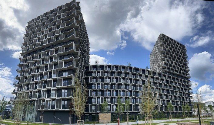 metal facade - example of application