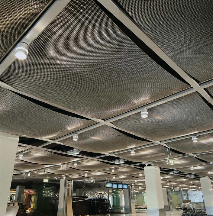 Interior ceiling - wire fabric - example of use